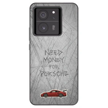 Picasee Μαύρη θήκη σιλικόνης για Xiaomi 13T Pro - Garage Scratch