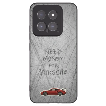 Picasee Μαύρη θήκη σιλικόνης για Xiaomi 14 - Garage Scratch