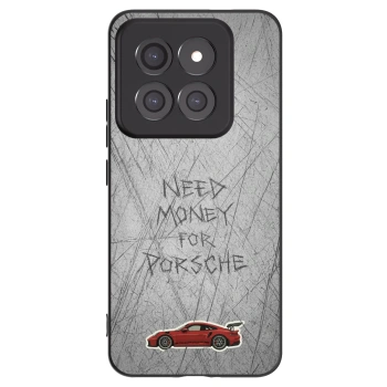 Picasee Μαύρη θήκη σιλικόνης για Xiaomi 14 Pro - Garage Scratch