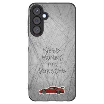 Picasee Μαύρη θήκη σιλικόνης για Samsung Galaxy A25 A256B 5G - Garage Scratch