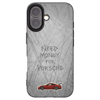 Picasee Μαύρη θήκη σιλικόνης για Apple iPhone 16 - Garage Scratch