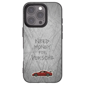 Picasee Μαύρη θήκη σιλικόνης για Apple iPhone 16 Pro - Garage Scratch