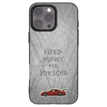Picasee Μαύρη θήκη σιλικόνης για Apple iPhone 16 Pro Max - Garage Scratch