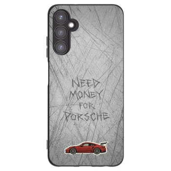 Picasee Μαύρη θήκη σιλικόνης για Samsung Galaxy A05s A057G - Garage Scratch