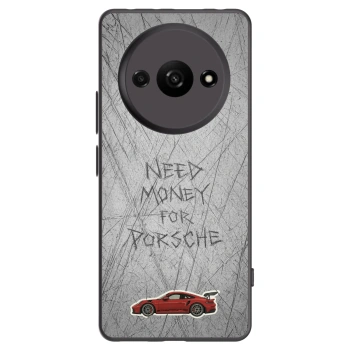 Picasee Μαύρη θήκη σιλικόνης για Xiaomi Redmi A3 - Garage Scratch