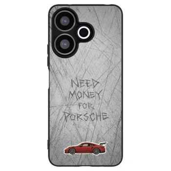 Picasee Μαύρη θήκη σιλικόνης για Xiaomi Redmi 13 4G - Garage Scratch