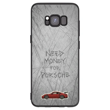 Picasee Μαύρη θήκη σιλικόνης για Samsung Galaxy S8 G950F - Garage Scratch