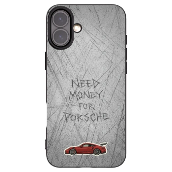 Picasee Μαύρη θήκη σιλικόνης για Apple iPhone 16 Plus - Garage Scratch