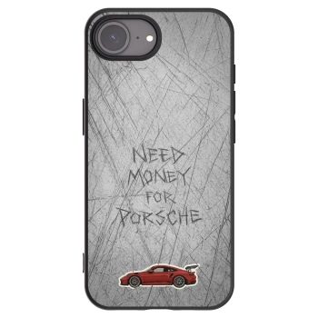 Picasee Μαύρη θήκη σιλικόνης για Apple iPhone 16e - Garage Scratch