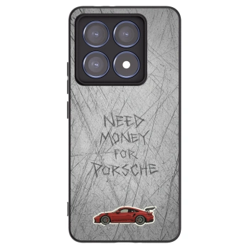 Picasee Μαύρη θήκη σιλικόνης για Xiaomi 14T Pro - Garage Scratch