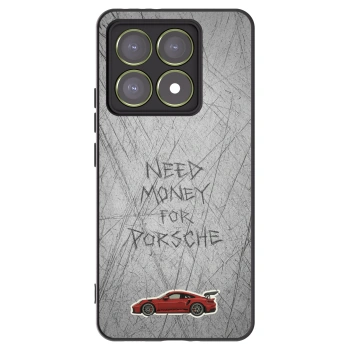 Picasee Μαύρη θήκη σιλικόνης για Xiaomi 14T - Garage Scratch