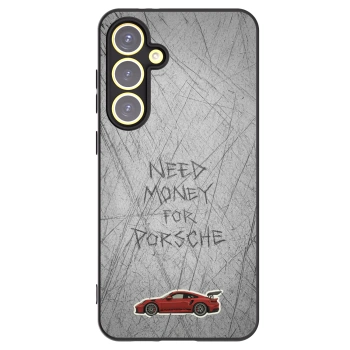 Picasee Μαύρη θήκη σιλικόνης για Samsung Galaxy S24 FE S721B - Garage Scratch