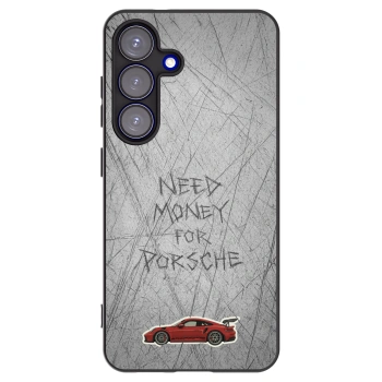Picasee Μαύρη θήκη σιλικόνης για Samsung Galaxy S25 5G - Garage Scratch
