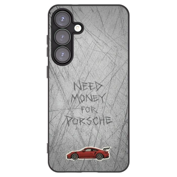 Picasee Μαύρη θήκη σιλικόνης για Samsung Galaxy S25+ 5G - Garage Scratch