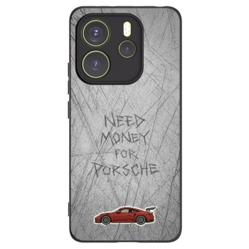 Picasee Μαύρη θήκη σιλικόνης για Xiaomi Redmi Note 14 4G - Garage Scratch