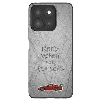 Picasee Μαύρη θήκη σιλικόνης για Honor X8c - Garage Scratch