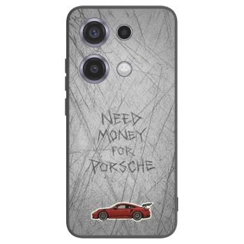 Picasee Μαύρη θήκη σιλικόνης για Xiaomi Redmi Note 14S - Garage Scratch