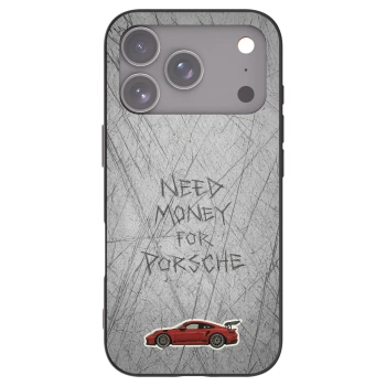 Picasee Μαύρη θήκη σιλικόνης για Apple iPhone 17 Pro - Garage Scratch