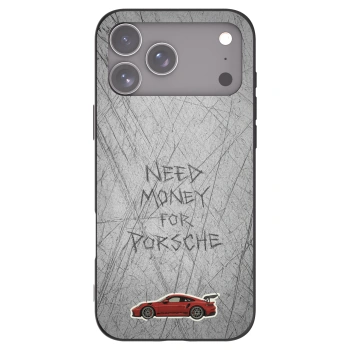 Picasee Μαύρη θήκη σιλικόνης για Apple iPhone 17 Pro Max - Garage Scratch