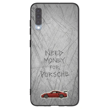 Picasee Μαύρη θήκη σιλικόνης για Samsung Galaxy A70 A705F - Garage Scratch