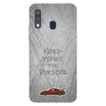 Picasee διαφανής θήκη σιλικόνης Samsung Galaxy A40 A405F - Garage Scratch