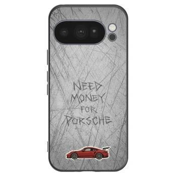 Picasee Μαύρη θήκη σιλικόνης για Google Pixel 10 Pro - Garage Scratch