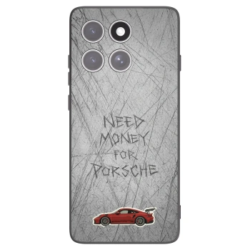 Picasee Μαύρη θήκη σιλικόνης για Motorola Edge 60 Fusion - Garage Scratch