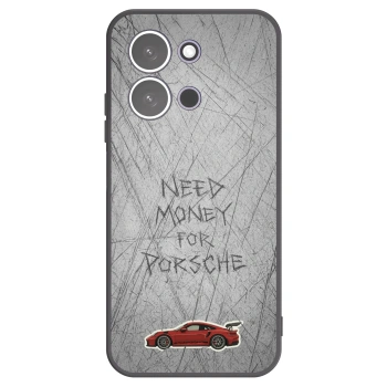 Picasee Μαύρη θήκη σιλικόνης για Xiaomi Redmi 15C 5G - Garage Scratch