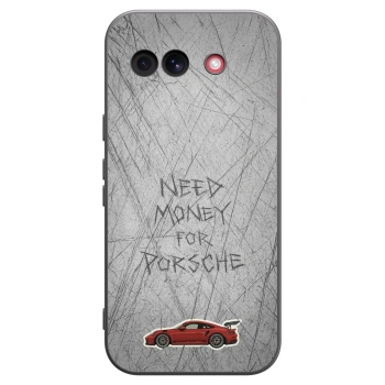 Picasee Μαύρη θήκη σιλικόνης για Google Pixel 10a - Garage Scratch