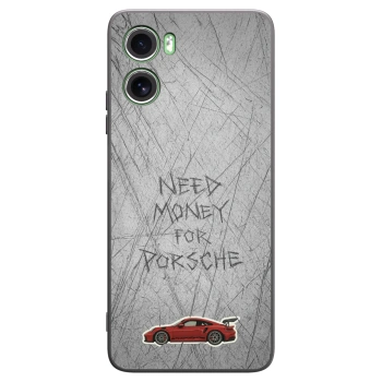 Picasee Μαύρη θήκη σιλικόνης για Motorola Moto G06 - Garage Scratch