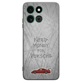 Picasee Μαύρη θήκη σιλικόνης για Motorola Moto G57 Power - Garage Scratch