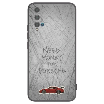 Picasee Μαύρη θήκη σιλικόνης για Huawei Nova 5T - Garage Scratch
