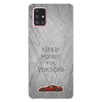 Picasee διαφανής θήκη σιλικόνης Samsung Galaxy A71 A715F - Garage Scratch