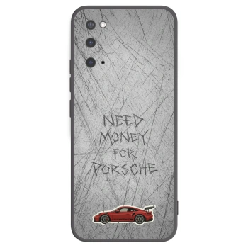 Picasee Μαύρη θήκη σιλικόνης για Samsung Galaxy S20 G980F - Garage Scratch