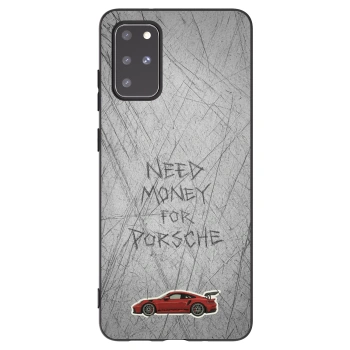 Picasee Μαύρη θήκη σιλικόνης για Samsung Galaxy S20+ G985F - Garage Scratch