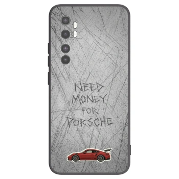 Picasee Μαύρη θήκη σιλικόνης για Xiaomi Mi Note 10 Lite - Garage Scratch