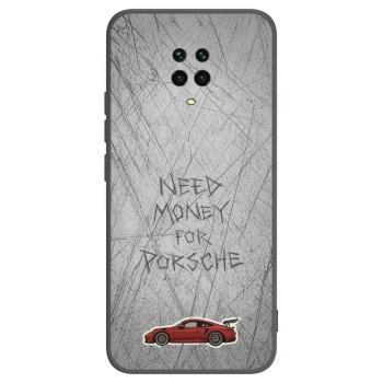 Picasee Μαύρη θήκη σιλικόνης για Xiaomi Redmi Note 9S - Garage Scratch