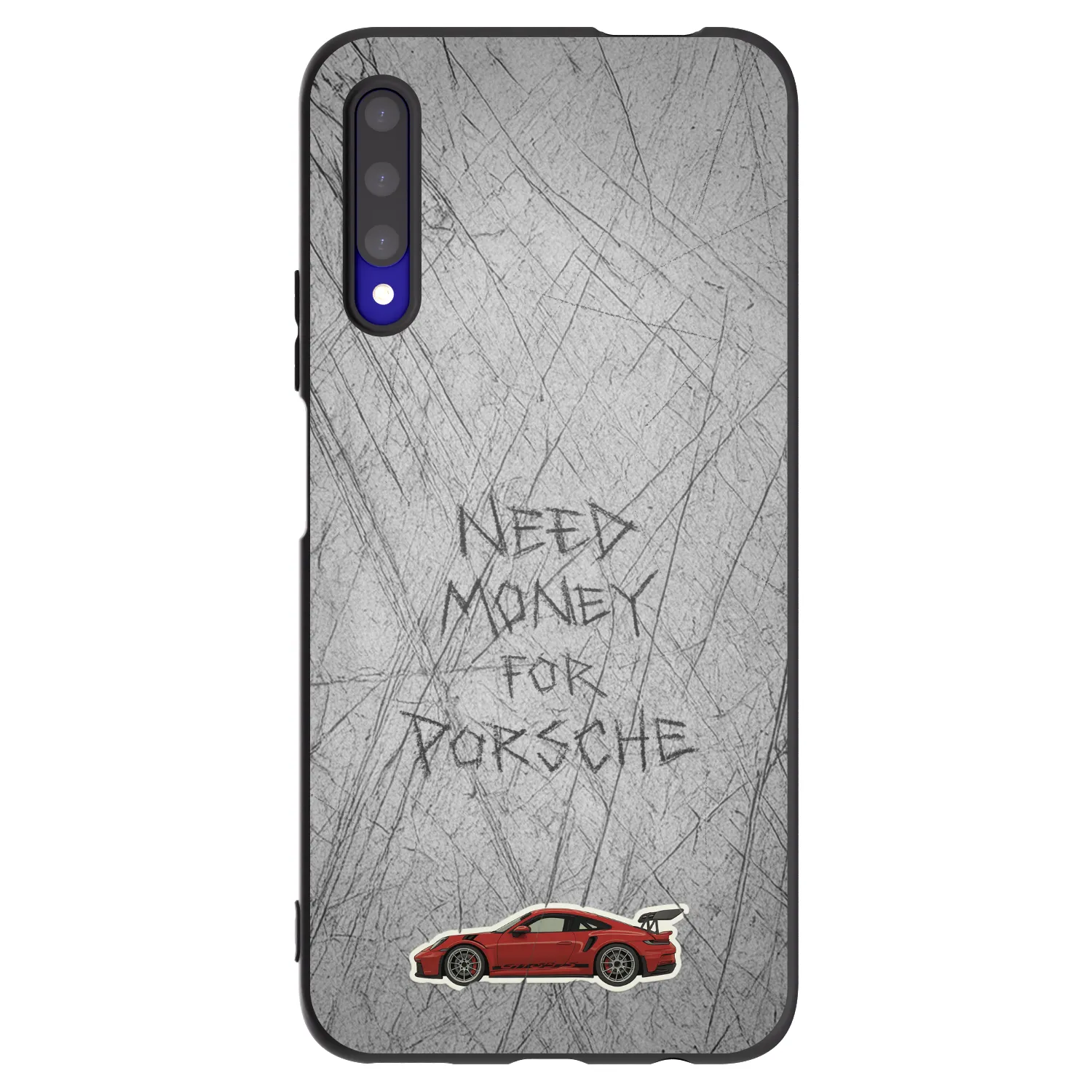 Picasee Μαύρη θήκη σιλικόνης για Honor 9X Pro - Garage Scratch
