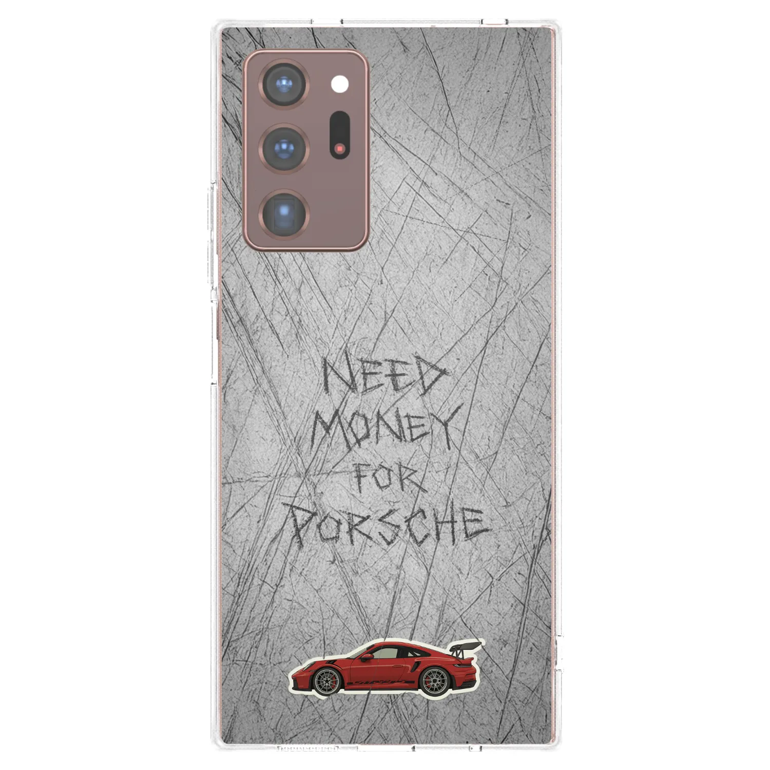 Picasee διαφανής θήκη σιλικόνης Samsung Galaxy Note 20 Ultra - Garage Scratch