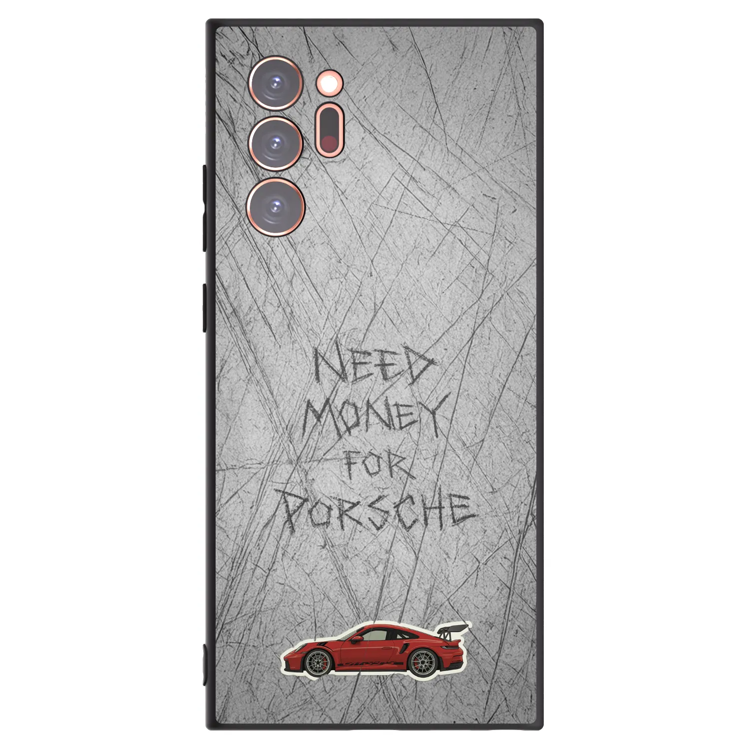 Picasee Μαύρη θήκη σιλικόνης για Samsung Galaxy Note 20 Ultra - Garage Scratch