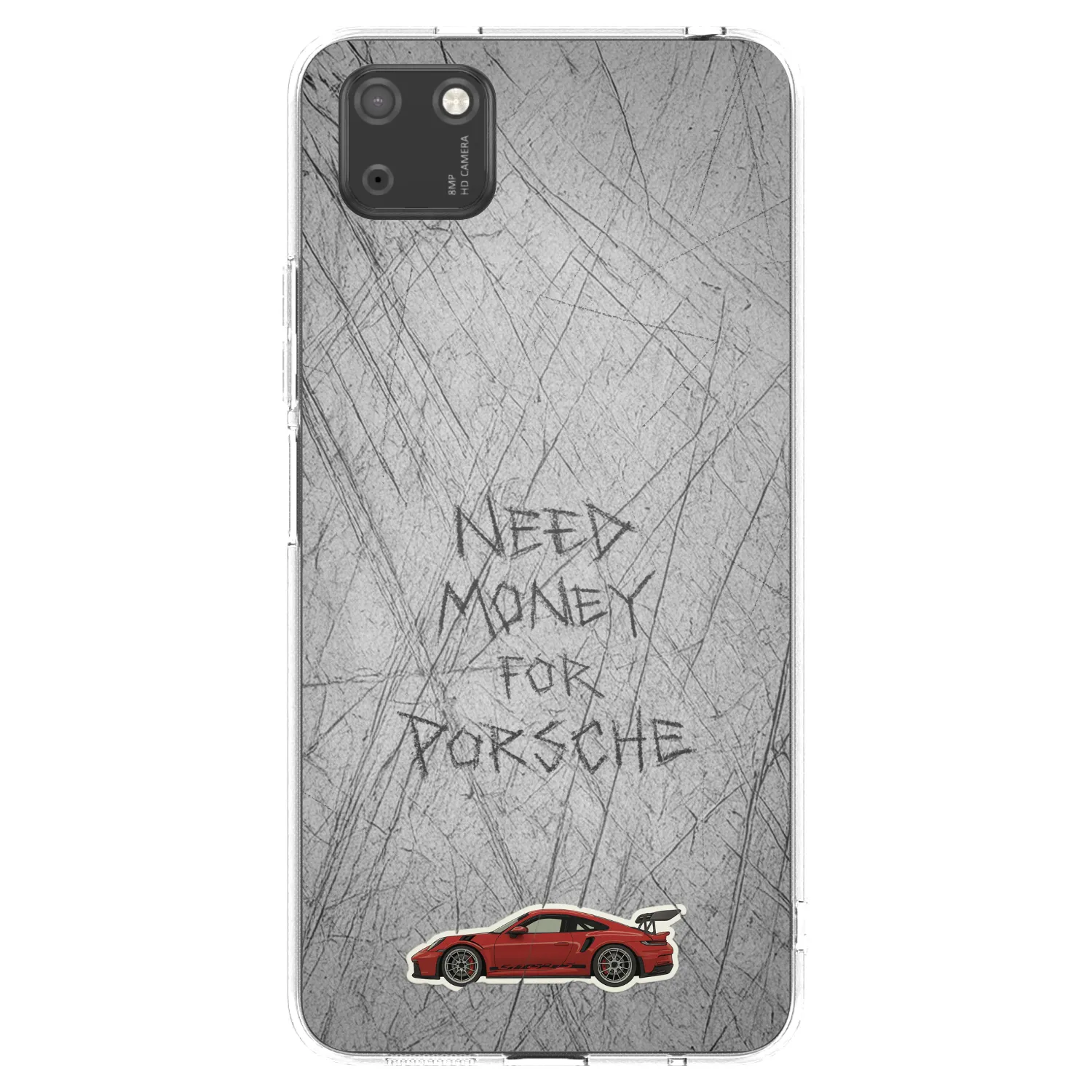 Picasee διαφανής θήκη σιλικόνης Huawei Y5P - Garage Scratch