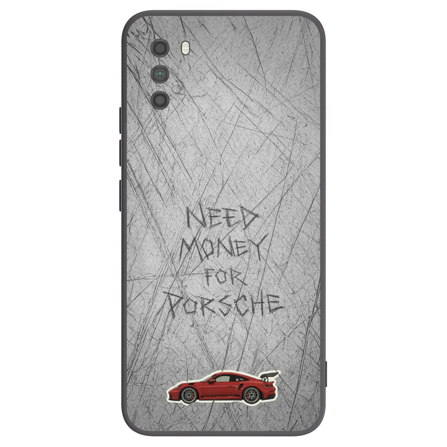 Picasee Μαύρη θήκη σιλικόνης για Xiaomi Poco M3 - Garage Scratch