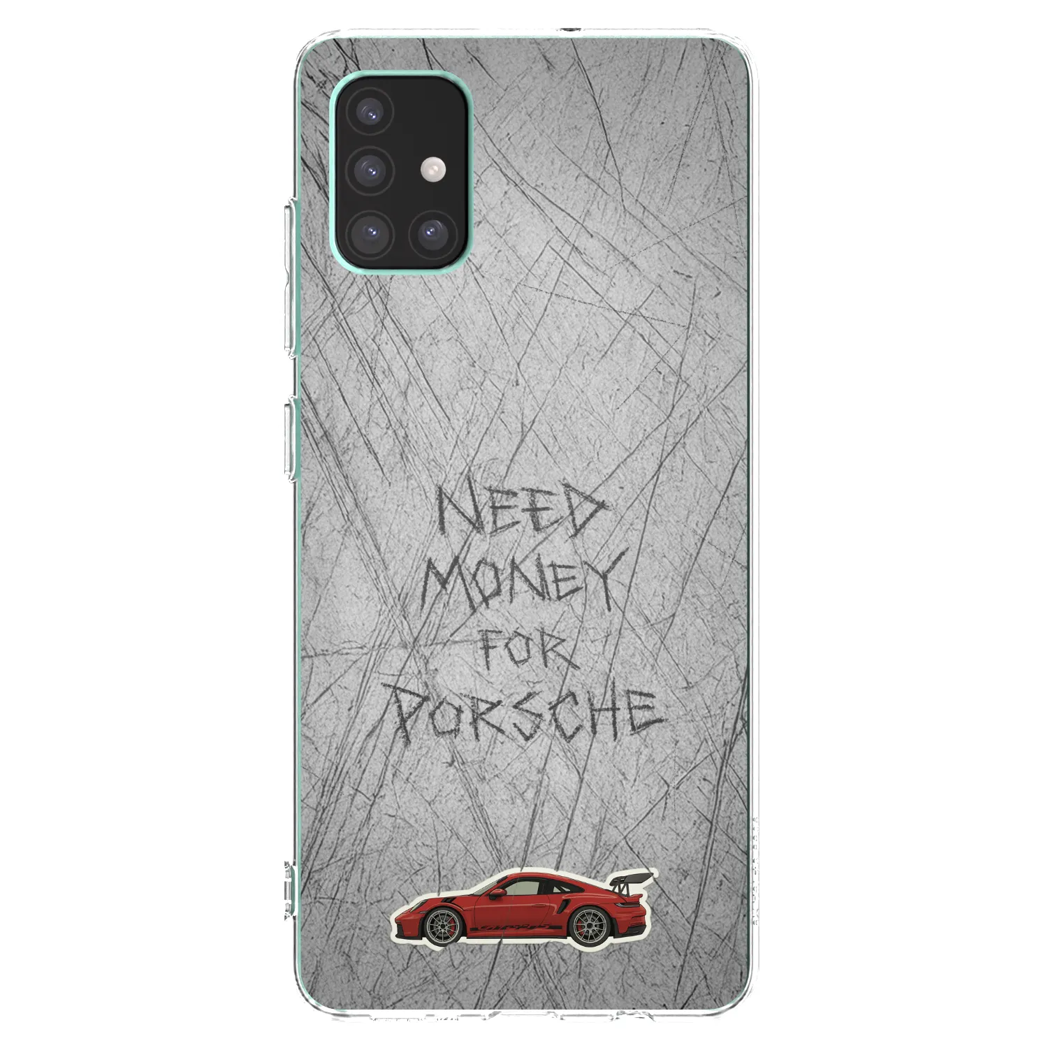 Picasee διαφανής θήκη σιλικόνης Samsung Galaxy M51 M515F - Garage Scratch