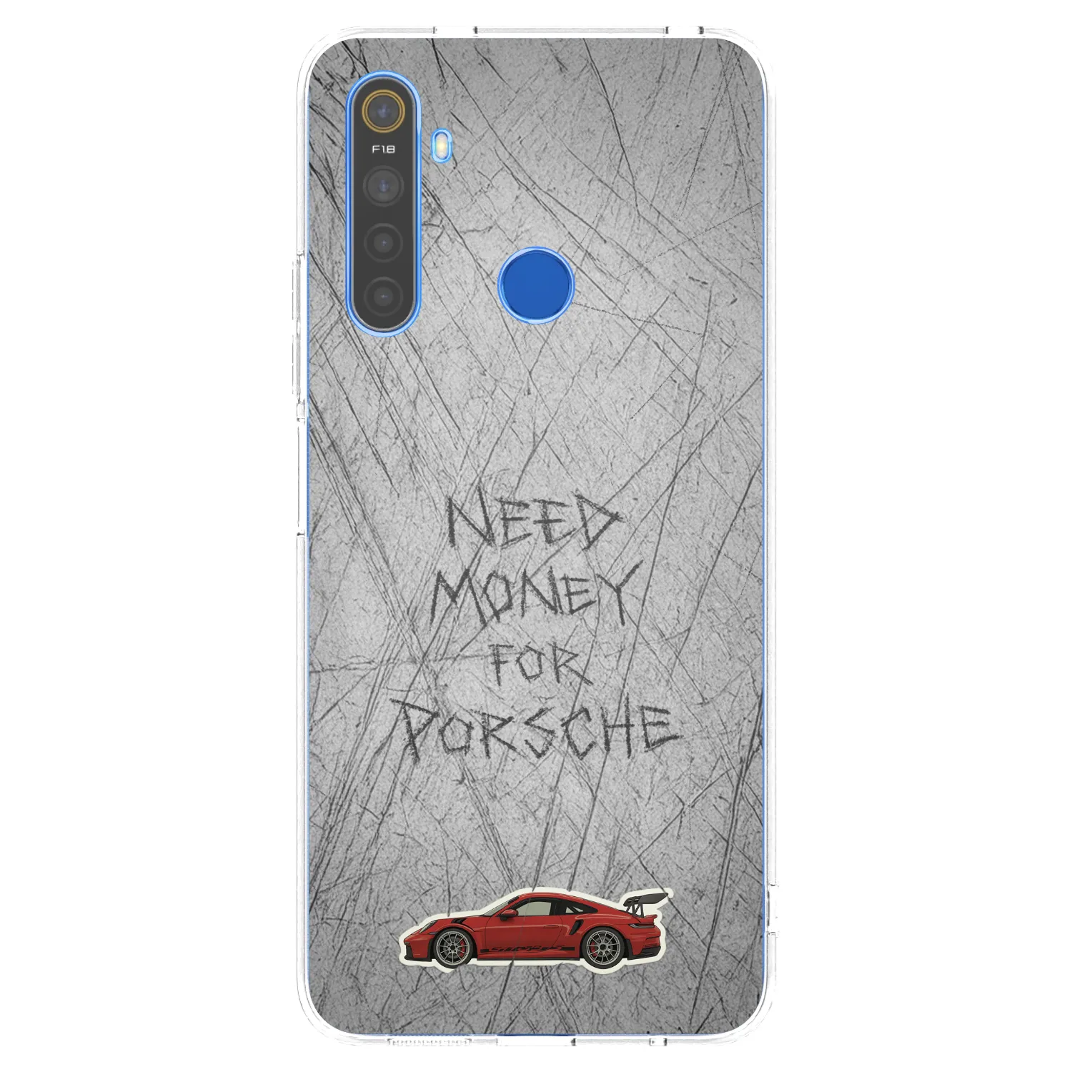 Picasee διαφανής θήκη σιλικόνης Realme 5 - Garage Scratch