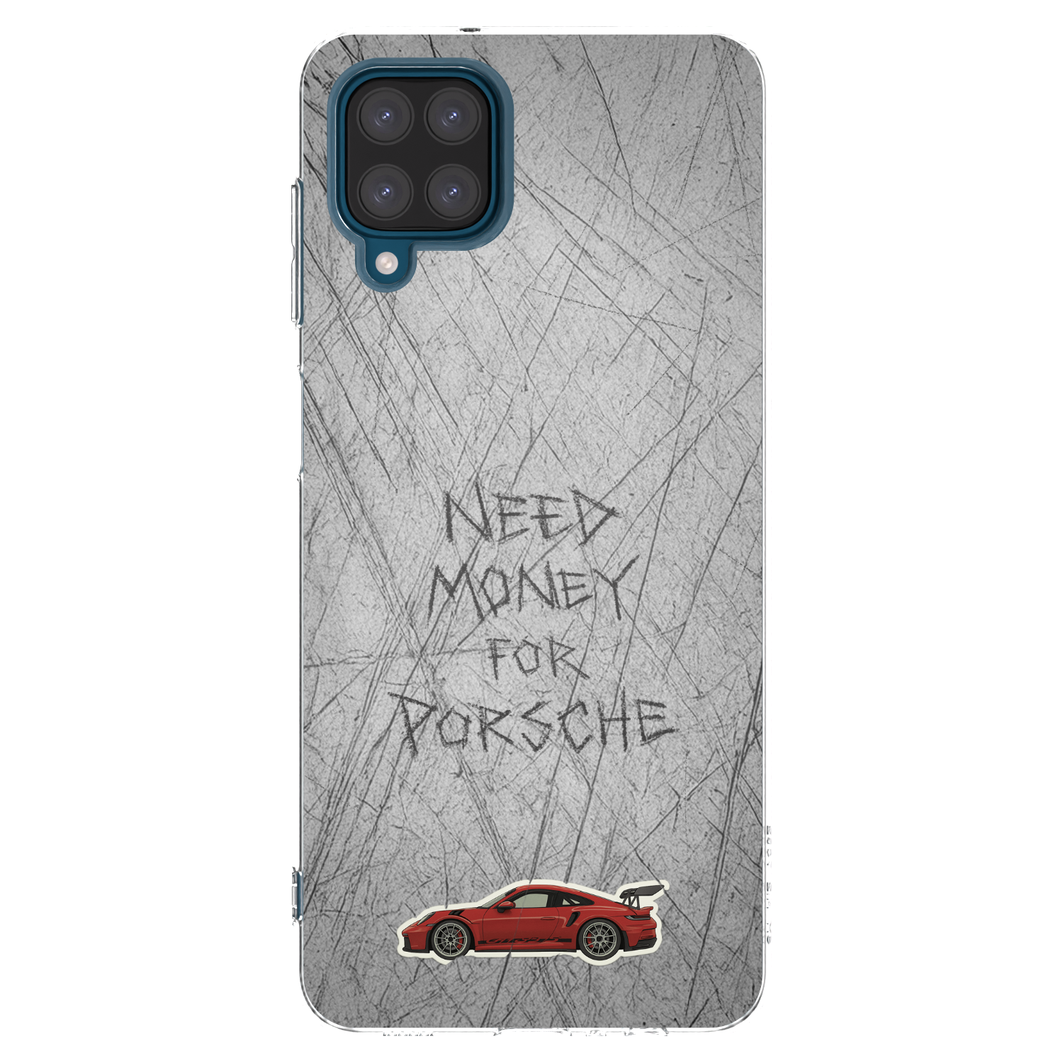 Picasee διαφανής θήκη σιλικόνης Samsung Galaxy A12 A125F - Garage Scratch