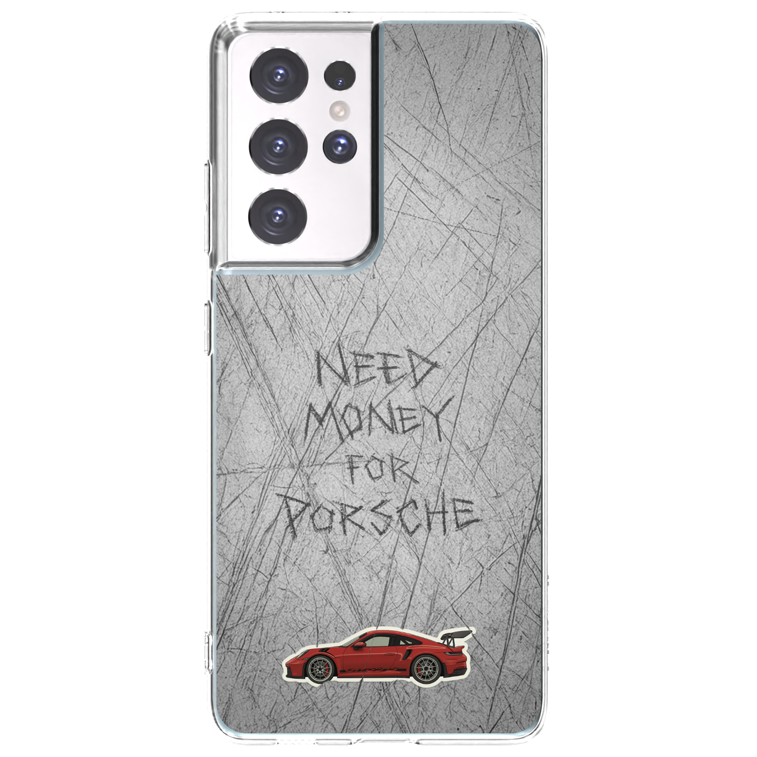 Picasee διαφανής θήκη σιλικόνης Samsung Galaxy S21 Ultra 5G G998B - Garage Scratch