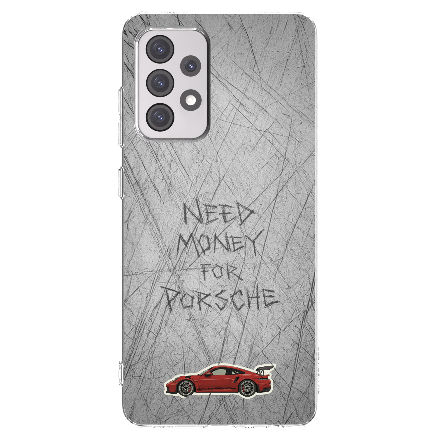 Picasee διαφανής θήκη σιλικόνης Samsung Galaxy A52 5G A525F - Garage Scratch