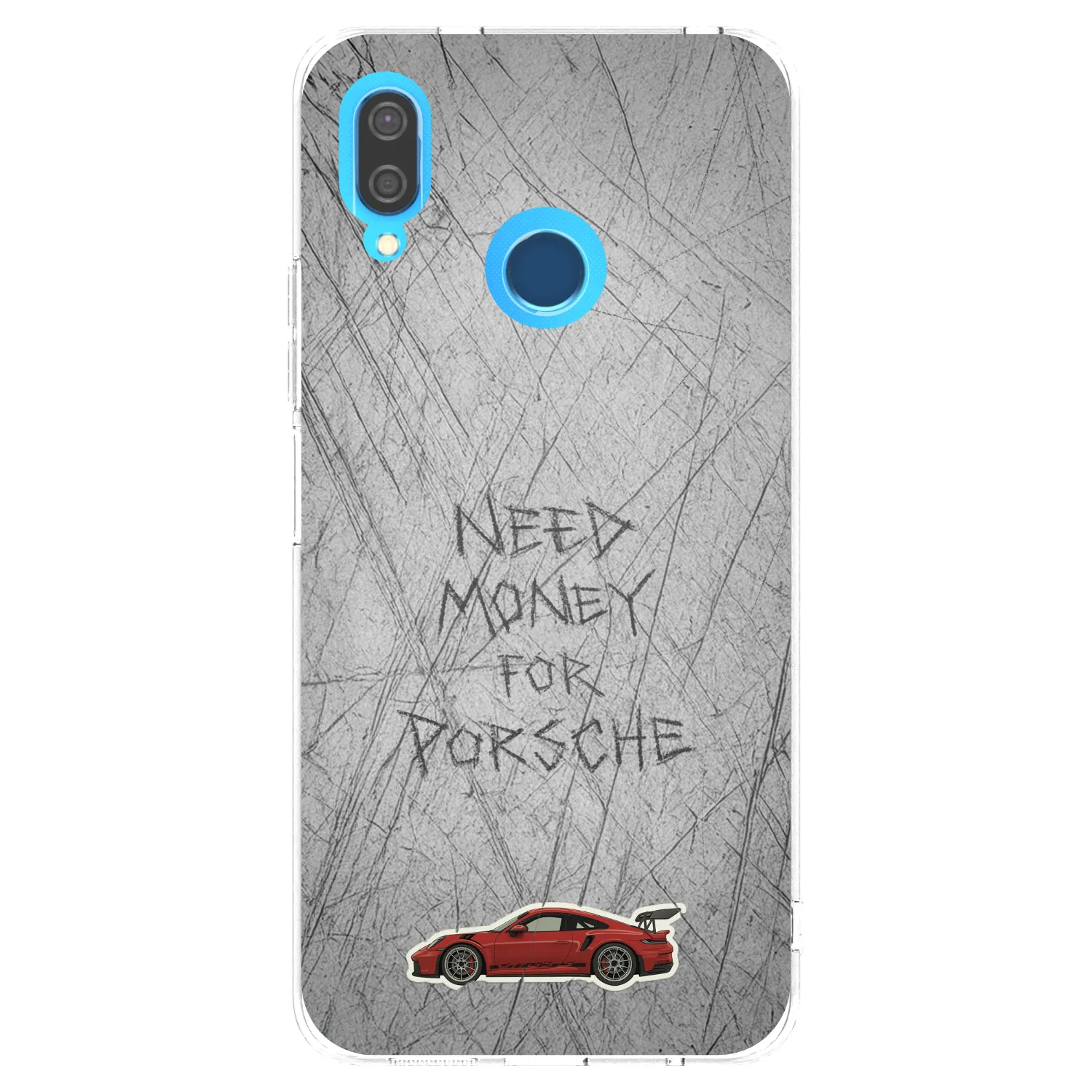 Picasee διαφανής θήκη σιλικόνης Huawei P20 Lite - Garage Scratch