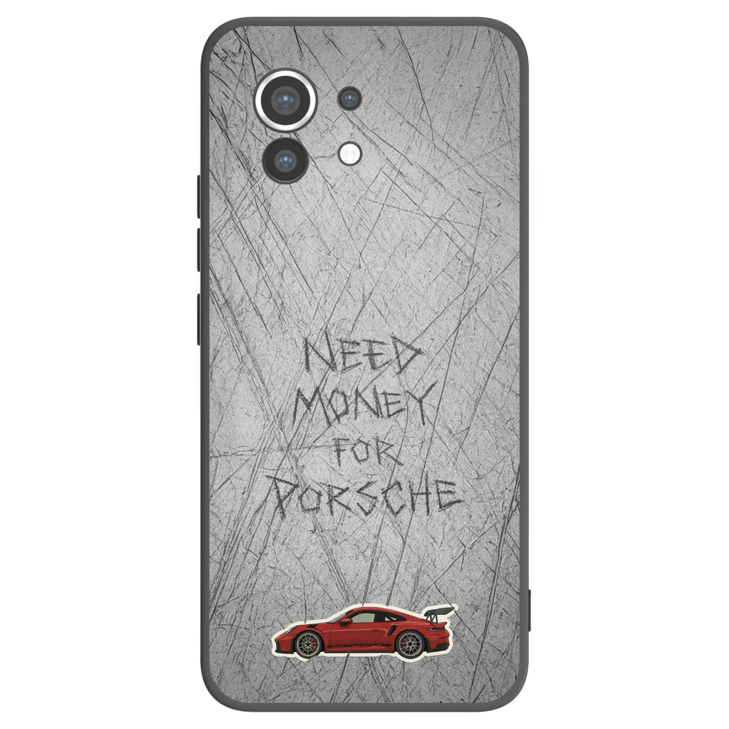 Picasee Μαύρη θήκη σιλικόνης για Xiaomi Mi 11 - Garage Scratch