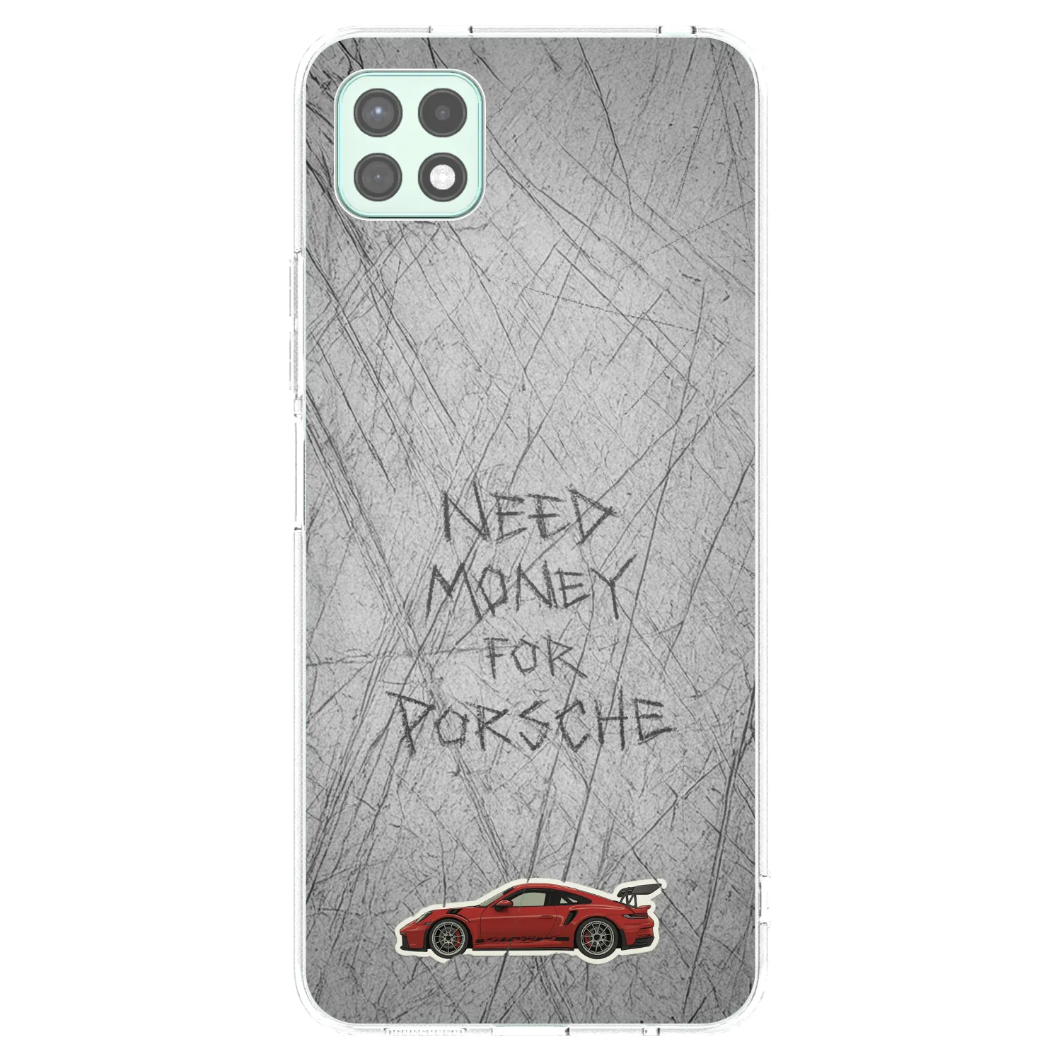 Picasee διαφανής θήκη σιλικόνης Samsung Galaxy A22 A226B 5G - Garage Scratch